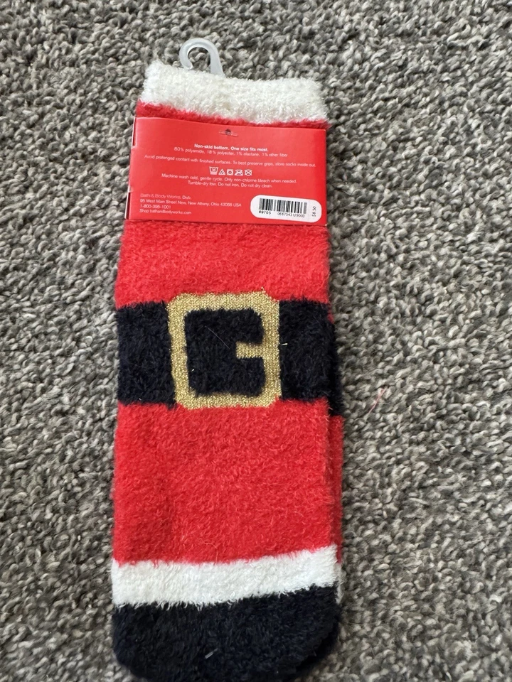 🎅🎅Bath & Body Works Nuevos con Etiquetas Just Be-Claus Calcetines de Salón con Infusión de Karité Súper Raros🎅🎅 Foto 3 de 3