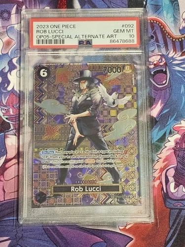 OP-05 Rob Lucci (SP) OP03-092  PSA 10 English