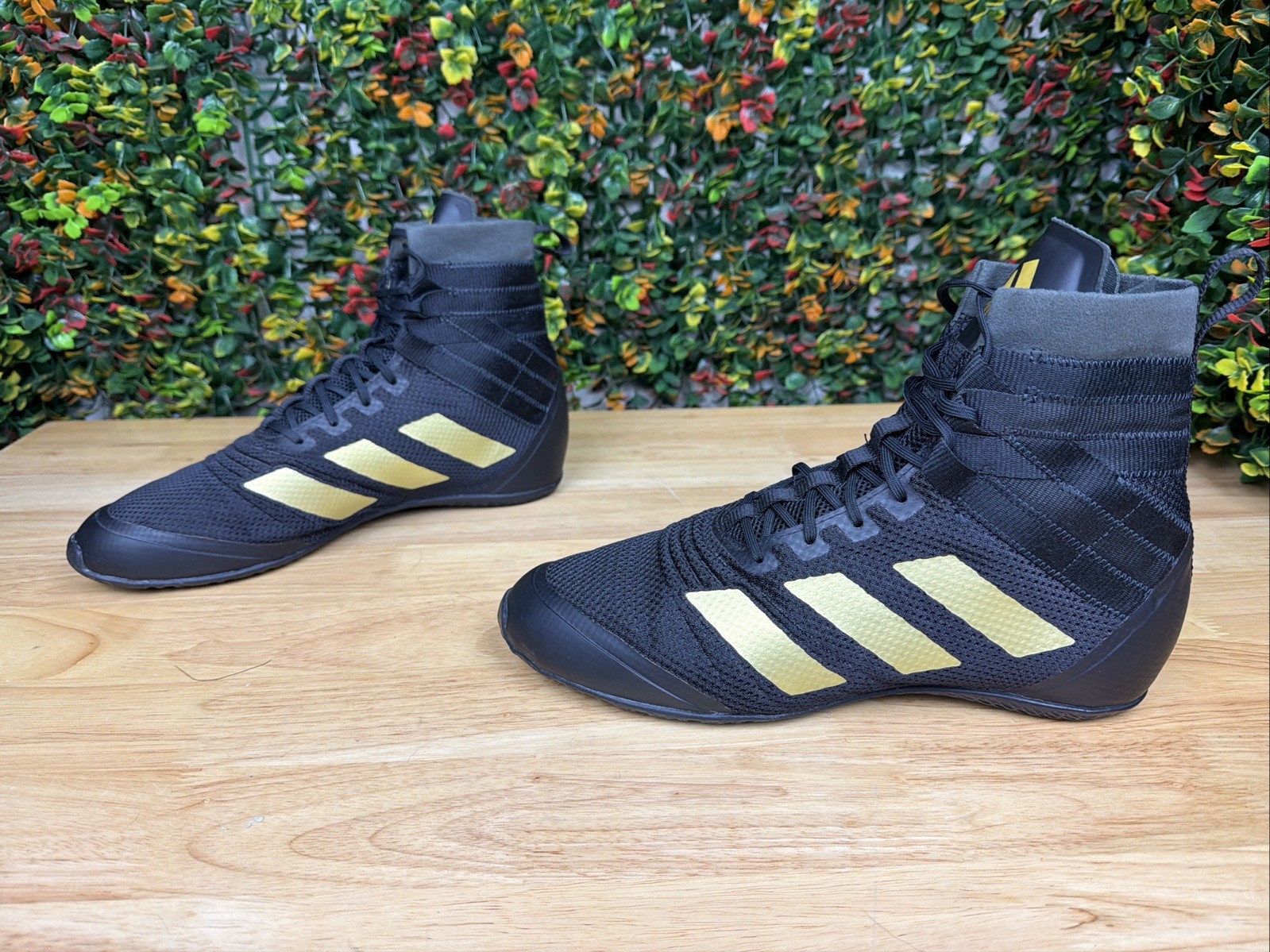 Adidas Speedex 18 Boxing Boots Sparring Boxing Trainers Shoes Black Mens 9 GUC thumbnail 3