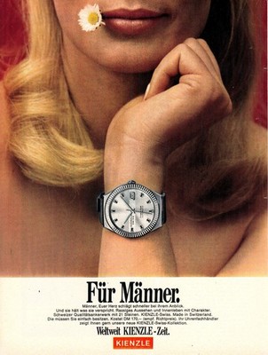 3w27214/ Reklame aus 1969   KIENZLE Uhren