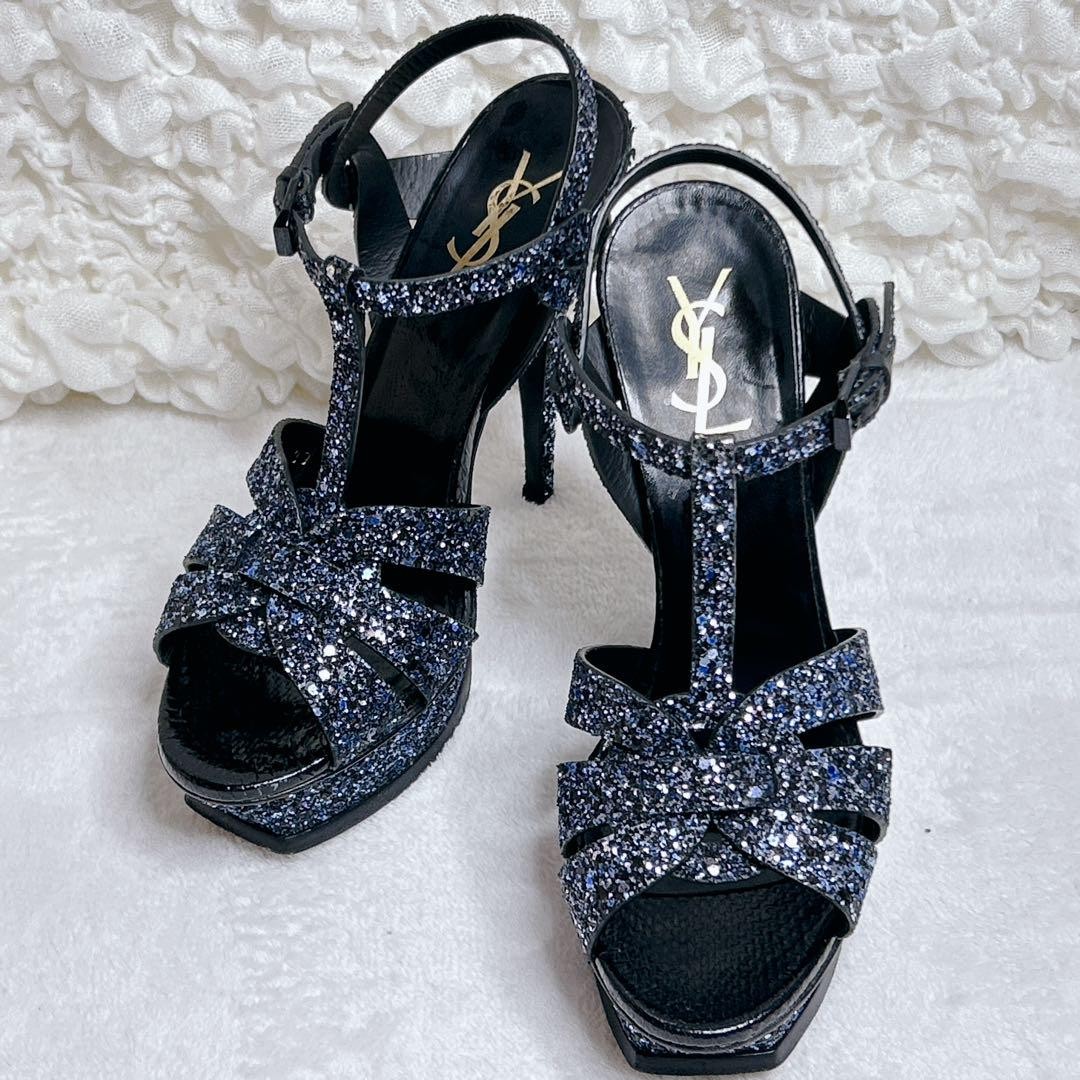 Sandalo Yves Saint Laurent Tribute Glitter taglia 39