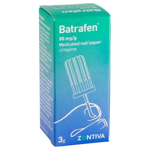 Batrafen  medicated nail lacquer Fungus Treatment Foot Care Super Efficient 3 gr