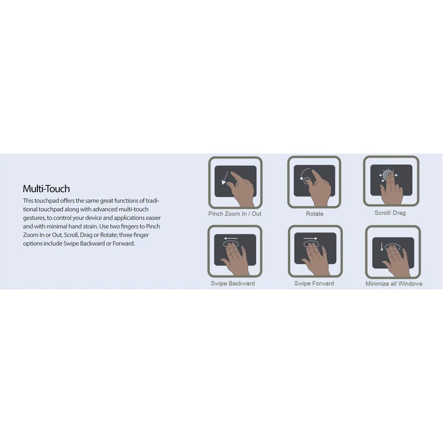 Adesso GP-160UB Easy Cat 2 Button Glidepoint Touchpad (GP160UB) - Image 2 of 4