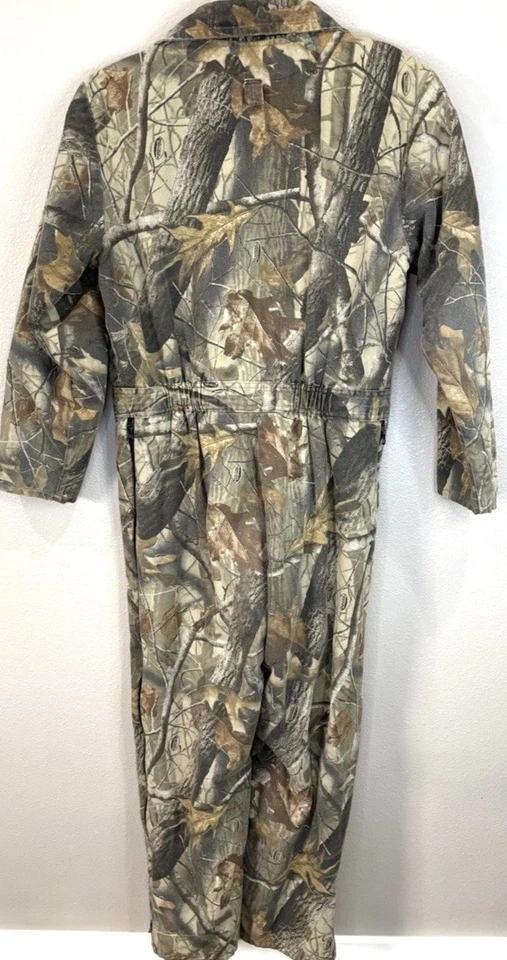 Walls Outdoor Camo One Piece Youth 18 Zip 56” With Elastic Waist Hunting Rugged - Image 2 of 4