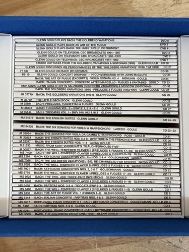 COMPLETE Glenn Gould - The Complete Bach Collection (2012, Sony) - Picture 5 of 5