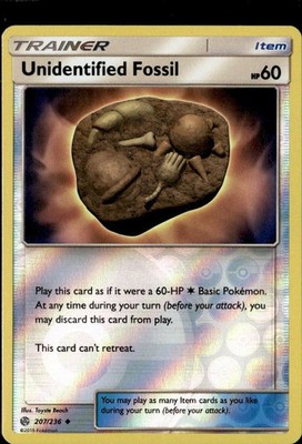 Unidentified Fossil 207/236 Sm-Cosmic Eclipse Reverse Holo