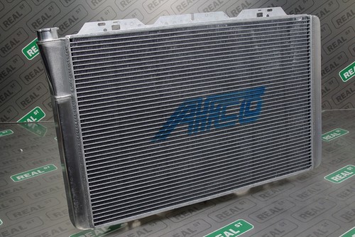 AFCO Universal Single Pass Racing Aluminum Radiator Circle Track 31" Inch 19" T - Picture 2 of 9