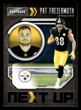 2021 Panini Playbook #NXT-PFR Pat Freiermuth Next Up Card Pittsburgh Steelers