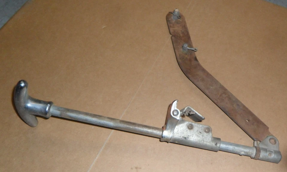 1954 Plymouth Savoy Belvedere Emergency Brake Lever Handle Parking E-Brake - Image 3 of 4