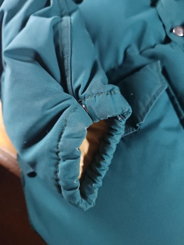 Vintage 70s The North Face Brown Label Goose Down Green Puffer Jacket Mens Large - Picture 17 of 17