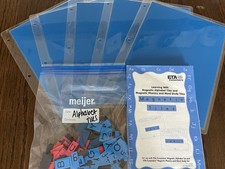 ETA Cuisenaire Magnetic Alphabet  5 Sheet Set