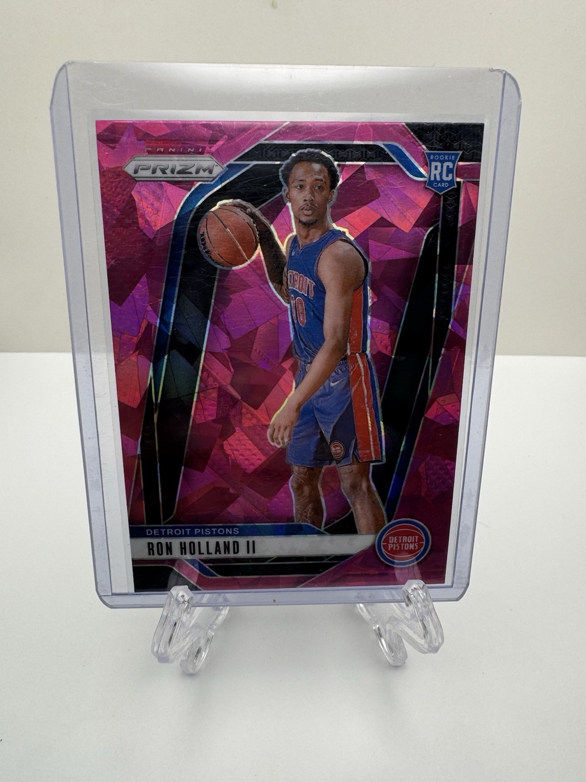 2024-25 Panini Prizm - Ron Holland II #269 Pink Ice Prizm (RC)