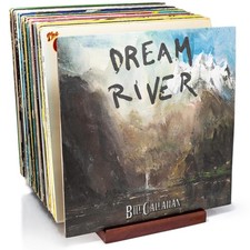 Vinyl Record Storage - a Mid-Century Style Record Holder, 50-60 Capacity