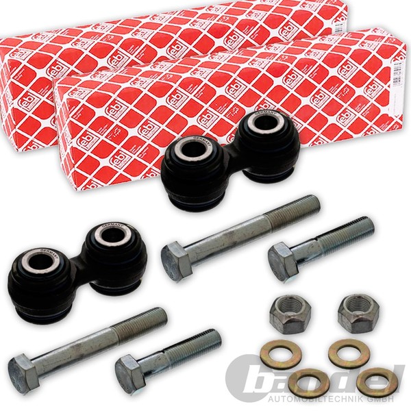 2X Febi Koppelstange Hinten Passend FüR BMW 5Er E34 E28 + 6Er E24 + 7Er E23-image