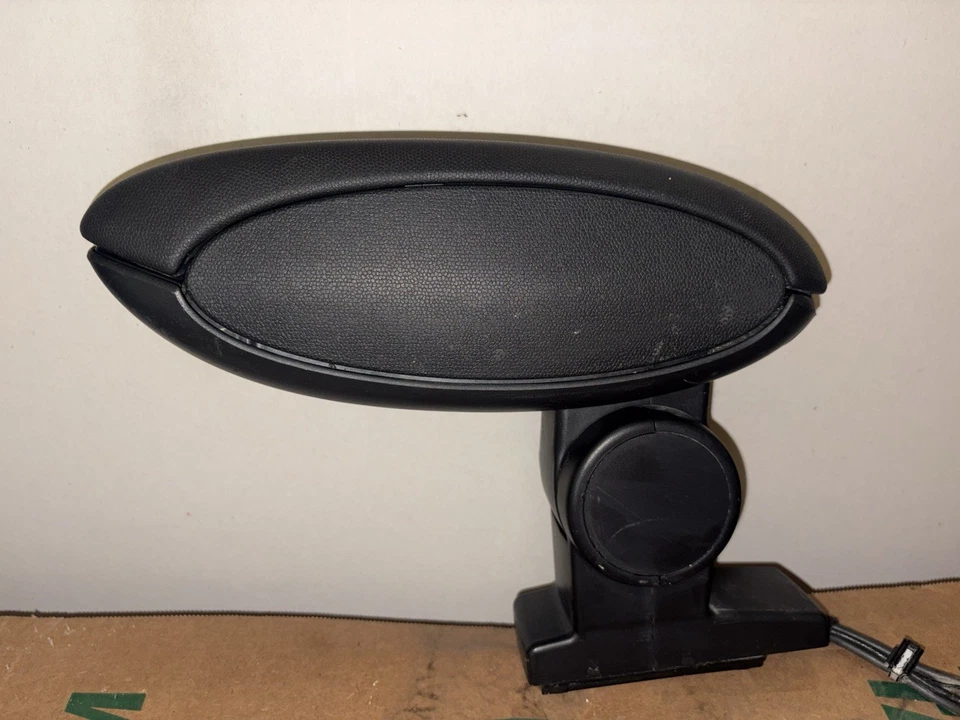2011-2016 Mini Cooper Countryman Center Console Black Vinyl Armrest Storage OEM - Image 2 of 4