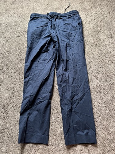 HUGO Boss Pantalone Uomo Navy Pull On Navy Taglia 36R - Foto 3 di 7