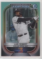 2021 Bowman Scouts Top 100 Aqua Refractor 51/125 Luis Robert #BTP-3 0o6v