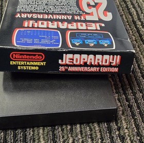 Jeopardy 25th Anniversary Edition Nintendo NES Game In Box with Manual