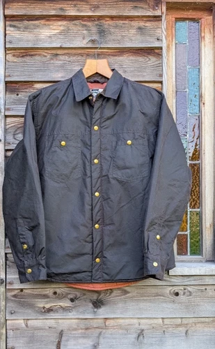 HebTroCo Cold-Iron Shirt | Dry Waxed 100% Cotton | Large | Made in UK - product listing photo