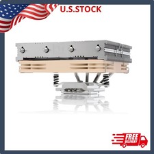 Premium Low Profile CPU Cooler with Quiet 120mm PWM Brown 