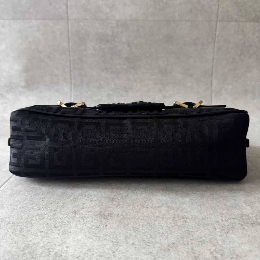 GIVENCHY Logo Pattern Leather Canvas Shoulder Bag… - image 4