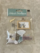 EK Success Jolee's Boutique Dimensional Stickers Shore Thoughts New