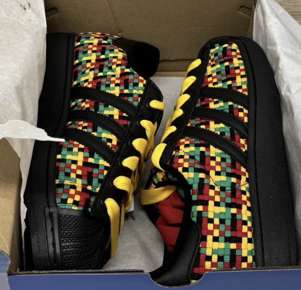 Adidas Superstar II x Bob Marley Jamaica IH9785 Men's Sizes 5-13 RARE image 6