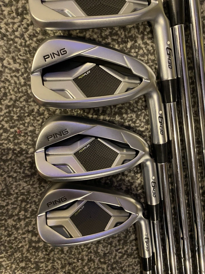 Brand New Ping G430 Irons 5-PW White Dot Standard Length KBS Tour 130 X Shafts  - Image 4 of 4