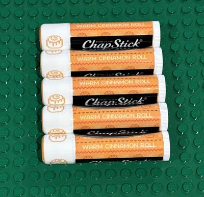 LIMITED EDITION Five Chapstick WARM CINNAMON ROLL Lip Balm Lot New
