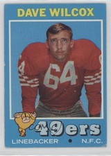 1971 Topps Dave Wilcox #189 HOF 17v9