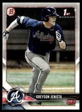 2018 Bowman Draft Greyson Jenista Atlanta Braves #BD-31