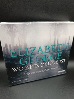 Wo kein Zeuge ist von Elizabeth George - 8-CDs (Hörbuch) NEU/OVP - Sabine Postel