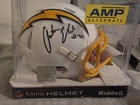 Austin Ekeler Signed LA Chargers Mini Helmet JSA COA