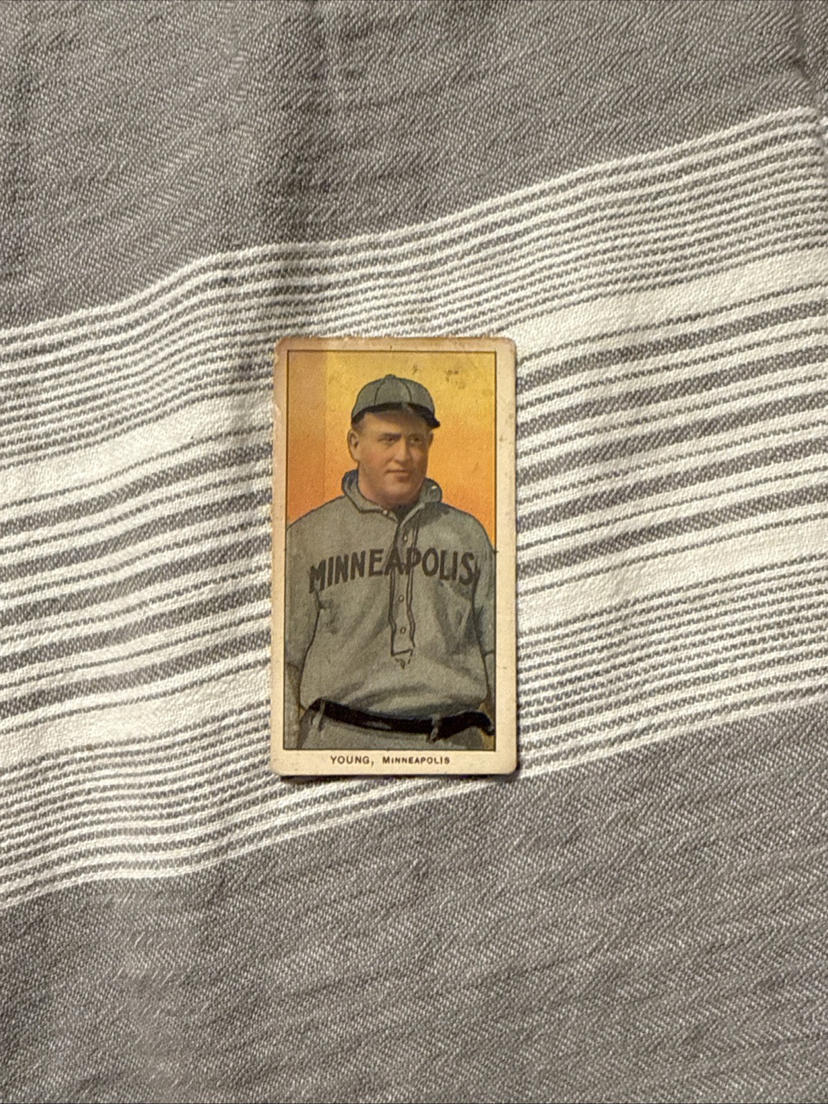 1909-11 T206 Irv Young Polar Bear Back