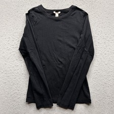 Ambiance Apparel Womens Large Black L/S Shirt