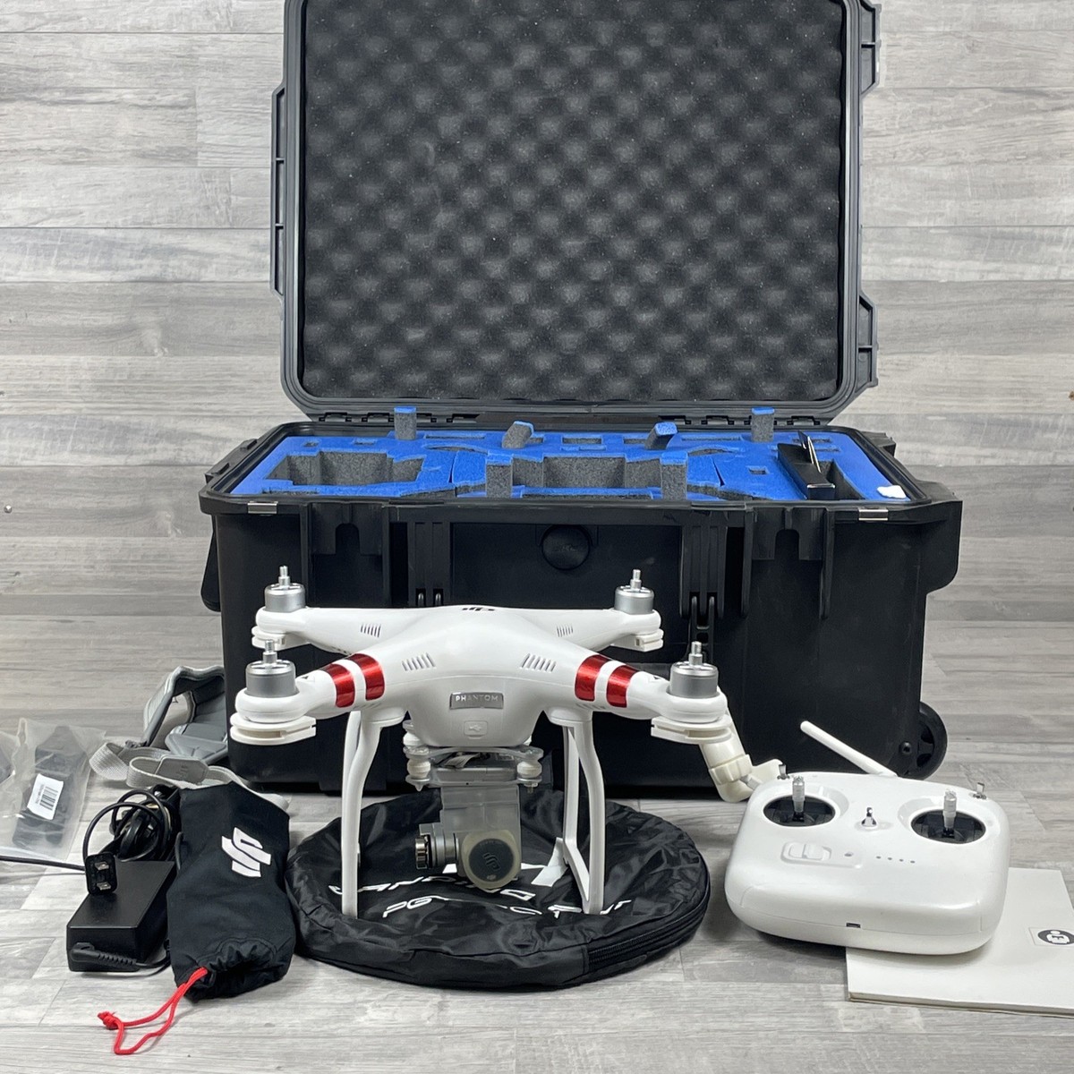 DJI Phantom Standard Camera Drone (White) Gpc Hard Case