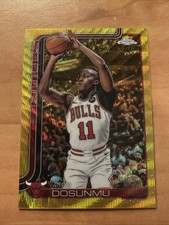 2025-26 Topps Chrome Ayo Dosunmu #95 Gold Wave Refractor /50 TIMBERWOLVES BULLS