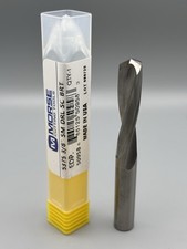 Morse 3/8" Solid Carbide Screw Machine Length Drill 3-1/8" OAL #50958