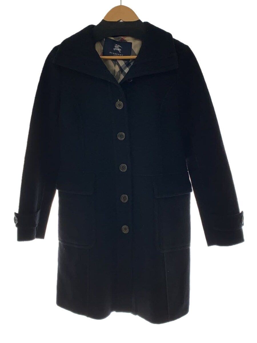 ALTRA Cappotto BURBERRY LONDON altro stand colletto lungo 38 misto cashmere lana nero