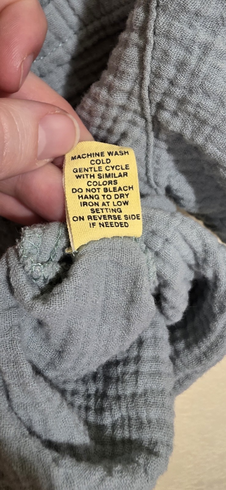 Love Notes 100% Cotton Button Down Soft Waffle Kn… - image 5