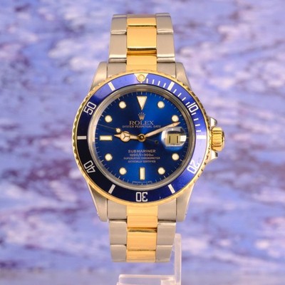 Rolex Submariner Date ''Bluesy'' 16613LB 40MM - Watch & Box