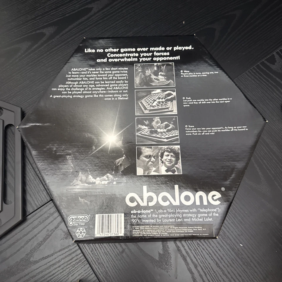 Juego de estrategia de mármol abulón de colección. Caja dañada ver foto. Juego completo. Foto 3 de 4