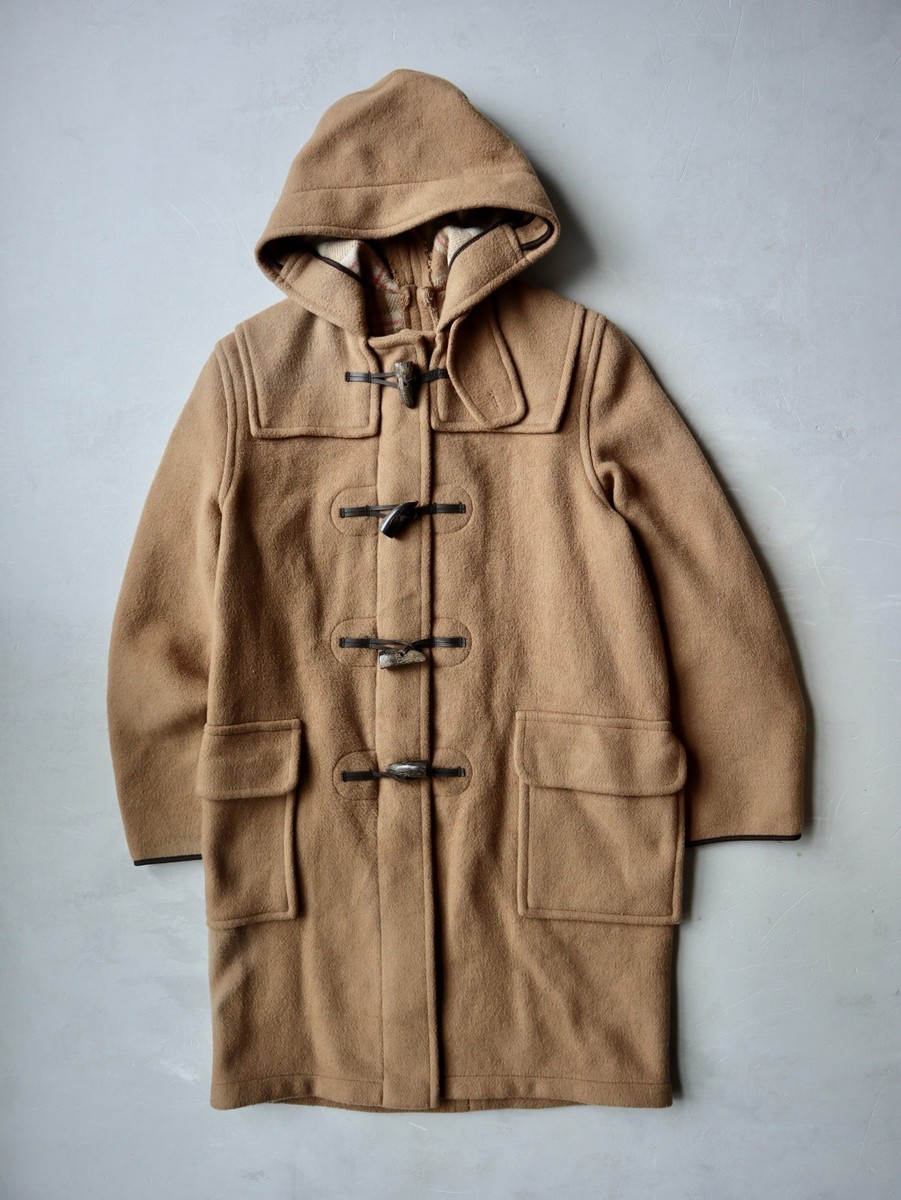 Vintage Original Montgomery Duffle Coat Unisex Sz S Tan Toggles