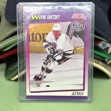 SCORE 1991-92 Score American Wayne Gretzky Los Angeles Kings #100 Card