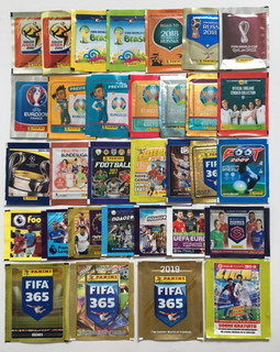 Panini Football Sticker Packets x32 All Different (PL World Cup Euros)