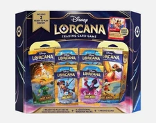 SEALED - Disney Lorcana TCG - Into Inklands - Costco Bundle-PIRATE MICKEY PROMO!