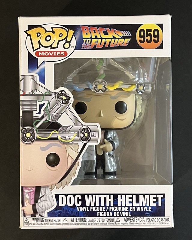 Funko Pop! Back To The Future Doc With Helmet #959 - Collectible Vinyl Figure