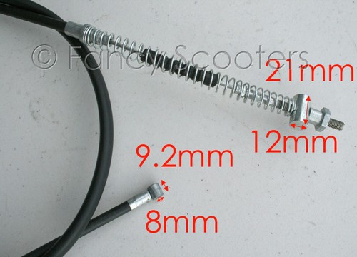 Brake Cable for Peace Sports Diablo Chopper TPGS-302 50CC 110CC 125CC 52" LONG - Picture 2 of 4