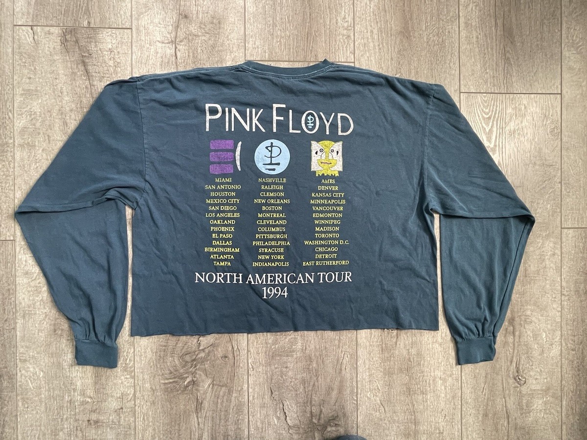 Pink floyd usa製　ロンT North American tour Pink Floyd Division Bell '94 North American Tour Long Sleeve
