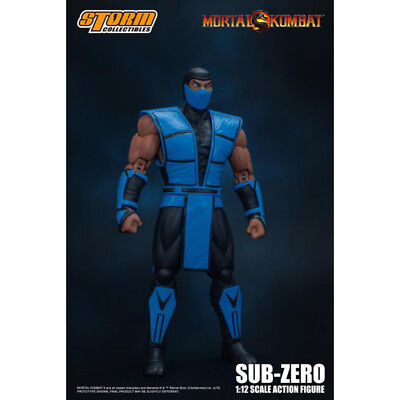 NEW IN HAND! STORM COLLECTIBLES 1//12 MORTAL KOMBAT SUB-ZERO 7” Action Figure